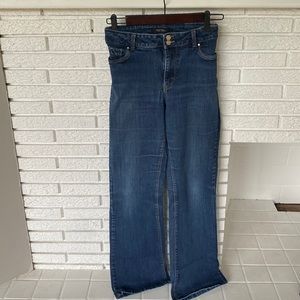 White House Black Market Skinny Flare Contour Jeans.  Size 10S. Great condition